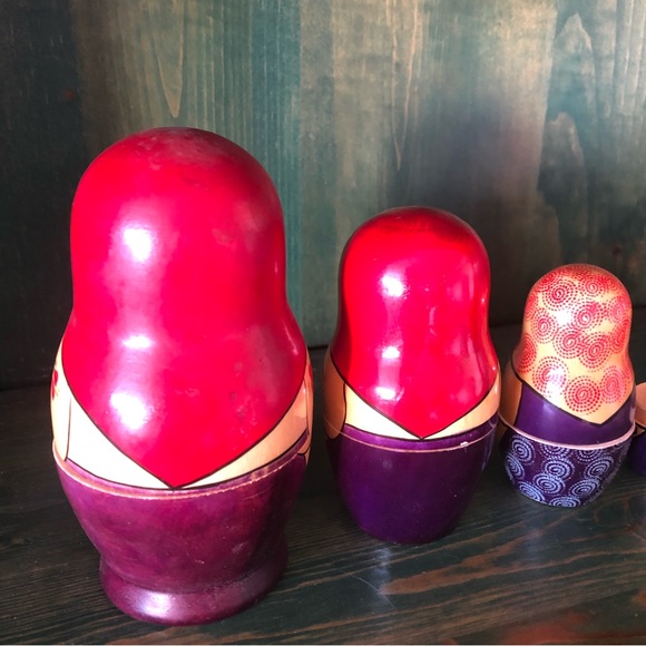 Matrushka Doll Wooden Russian Dolls - Picture 7 of 10